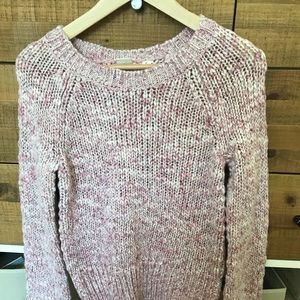 GAP Pastel Pink Cable Knit Sweater XS